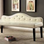 GWENYTH BENCH IVORY CM-BN6883IV-L (LARGE)